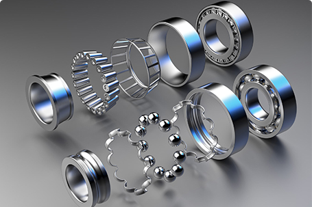 What types of automotive bearings are there and what are their characteristics?